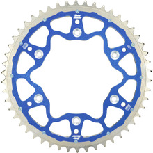 Moto-Master Yamaha 125-450 Fusion Dual Ring Blue Rear Sprocket