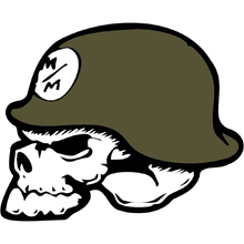 Metal Mulisha 15cm Helmet Sticker