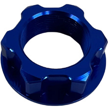 MiniRacer Yamaha/Honda/Kawasaki Blue Steering Stem Nut
