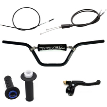 MiniRacer Honda CRF110F 19-27 Satellite Series Black Handlebar Kit