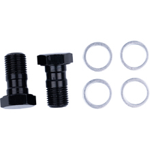 Ride Engineering KTM/Husqvarna Euro M10x1.0P Black Brake Banjo Bolt Kit