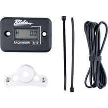 Ride Engineering Honda/Suzuki 4T Black Tach/Hour Meter & Mount