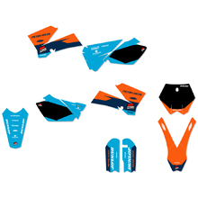 Ninetwo Decals KTM 85SX 03-12 Blue Orange w/ Black BGS Graphics Kit