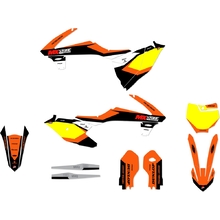 Ninetwo Decals KTM 85SX 18-24 Black Orange w/ Yellow BGS Graphics Kit