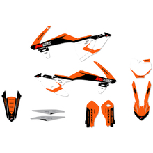 Ninetwo Decals KTM 125-450SX/SX-F 16-18 Black Orange w/ White BGS Graphics Kit