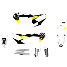 Ninetwo Decals Husqvarna FE/TE 125-450 20-21 Black Yellow w/ White BGS Graphics Kit