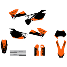 Ninetwo Decals KTM 125-525EXC/EXC-F 05-07 Black Orange w/ Black BGS Graphics Kit