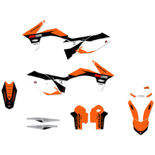 Ninetwo Decals KTM 125-530EXC/EXC-F 12-13 Black Orange w/ White BGS Graphics Kit