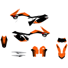Ninetwo Decals KTM 125-530EXC/EXC-F 12-13 Black Orange w/ Black BGS Graphics Kit