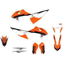 Ninetwo Decals KTM 125-500EXC/EXC-F 20-21 Black Orange w/ White BGS Graphics Kit