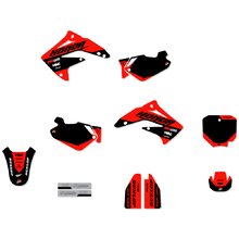 Ninetwo Decals Honda CR85 04-07 Red Black w/ Black BGS Graphics Kit