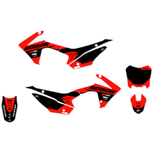 Ninetwo Decals Honda CRF110 10-18 Red Black w/ Black BGS Graphics Kit