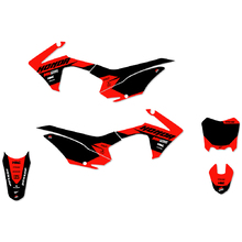 Ninetwo Decals Honda CRF125F 14-18 Red Black w/ Black BGS Graphics Kit