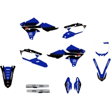 Ninetwo Decals Yamaha YZ250F 14-18 450F 14-17 Blue Black w/ White BGS Graphics Kit