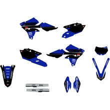 Ninetwo Decals Yamaha WR250F 15-19 WR450F 16-18 Blue Black w/ Black BGS Graphics Kit