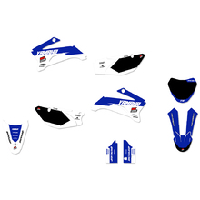 Ninetwo Decals Yamaha TTR110 09-26 White Blue w/ Black BGS Graphics Kit
