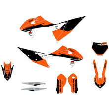 Ninetwo Decals KTM 125-450SX/SX-F 19-22 Black Orange w/ Black BGS Graphics Kit