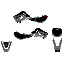 Ninetwo Decals Kawasaki KLX110 02-09 Grey Black w/ Black BGS Graphics Kit
