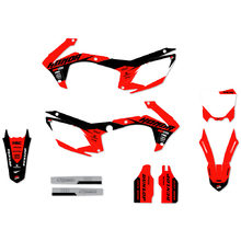 Ninetwo Decals Honda CRF250R 14-17 450R 13-16 Red Black w/ White BGS Graphics Kit