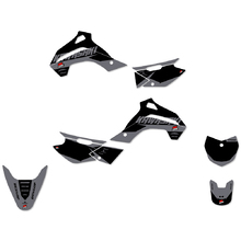 Ninetwo Decals Kawasaki KLX140 08-17 Grey Black w/ Black BGS Graphics Kit