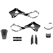 Ninetwo Decals Kawasaki KX125/250 99-02 Grey Black w/ White BGS Graphics Kit