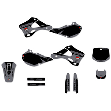 Ninetwo Decals Kawasaki KX125/250 99-02 Grey Black w/ Black BGS Graphics Kit