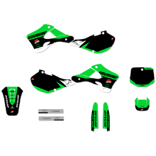 Ninetwo Decals Kawasaki KX125/250 99-02 Green Black w/ Black BGS Graphics Kit