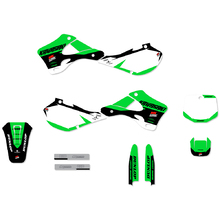 Ninetwo Decals Kawasaki KX125/250 99-02 Green Black w/ White BGS Graphics Kit