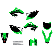 Ninetwo Decals Kawasaki KX250F 09-12 Green Black w/ Black BGS Graphics Kit