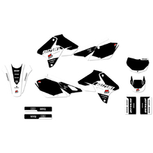 Ninetwo Decals Suzuki DRZ400 00-24 White Black w/ Black BGS Graphics Kit