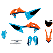 Ninetwo Decals KTM 125-450SX/SX-F 19-22 Blue Orange w/ Black BGS Graphics Kit