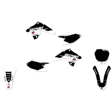 Ninetwo Decals Suzuki DRZ125 08-18 White Black w/ Black BGS Graphics Kit