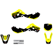 Ninetwo Decals Suzuki RM65/DRZ110 00-12 Yellow Black w/ Black BGS Graphics Kit