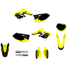 Ninetwo Decals Suzuki RMZ250 07-09 Yellow Black w/ Black BGS Graphics Kit