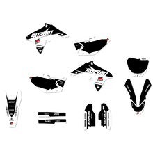 Ninetwo Decals Suzuki RMZ450 08-17 White Black w/ Black BGS Graphics Kit