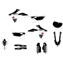 Ninetwo Decals Suzuki RMZ250 19-27 450 18-27 White Black w/ Black BGS Graphics Kit