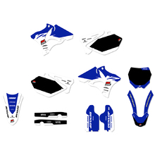 Ninetwo Decals Yamaha YZ125-250 06-07 White Blue w/ Black BGS Graphics Kit
