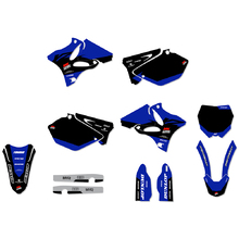 Ninetwo Decals Yamaha YZ125-250 08-14 Blue Black w/ Black BGS Graphics Kit