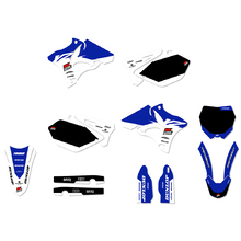Ninetwo Decals Yamaha YZ125-250 08-14 White Blue w/ Black BGS Graphics Kit