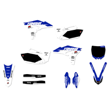 Ninetwo Decals Yamaha YZ250F 10-13 White Blue w/ Black BGS Graphics Kit