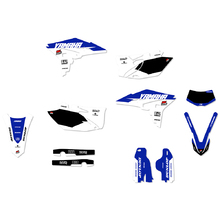Ninetwo Decals Yamaha WR450F 12-15 White Blue w/ Black BGS Graphics Kit