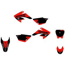 Ninetwo Decals Honda CRF80 11-14 Red Black w/ Black BGS Graphics Kit