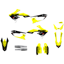 Ninetwo Decals Suzuki RMZ250 19-27 450 18-27 Yellow Black w/ White BGS Graphics Kit