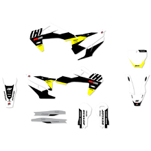 Ninetwo Decals Husqvarna FC/TC 125-450 19-21 Black Yellow w/ White BGS Graphics Kit
