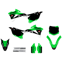 Ninetwo Decals Kawasaki KX85 14-21 Green Black w/ Black BGS Graphics Kit