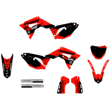Ninetwo Decals Honda CRF250R 18-21 450R 17-20 Red Black w/ Black BGS Graphics Kit