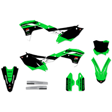 Ninetwo Decals Kawasaki KX250F 17-20 Green Black w/ Black BGS Graphics Kit
