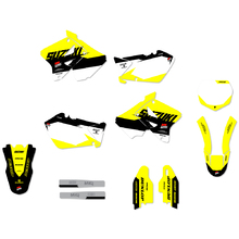 Ninetwo Decals Suzuki RM125-250 01-10 Yellow Black w/ White BGS Graphics Kit
