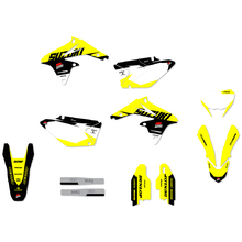 Ninetwo Decals Suzuki RMX450 10-20 Yellow Black w/ White BGS Graphics Kit