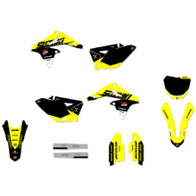 Ninetwo Decals Suzuki RMZ250 10-18 Yellow Black w/ Black BGS Graphics Kit